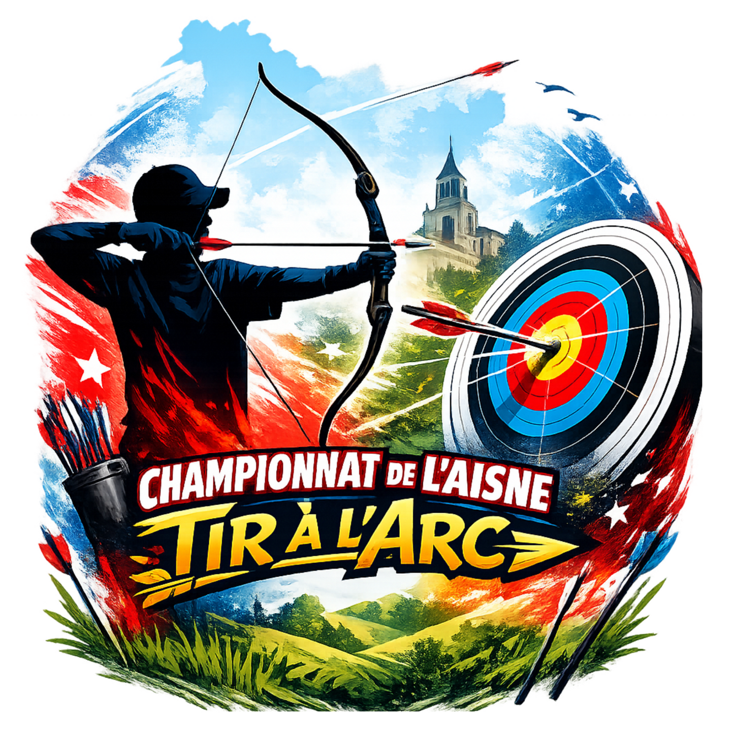 Tasse en verre championnat de l 'aisne