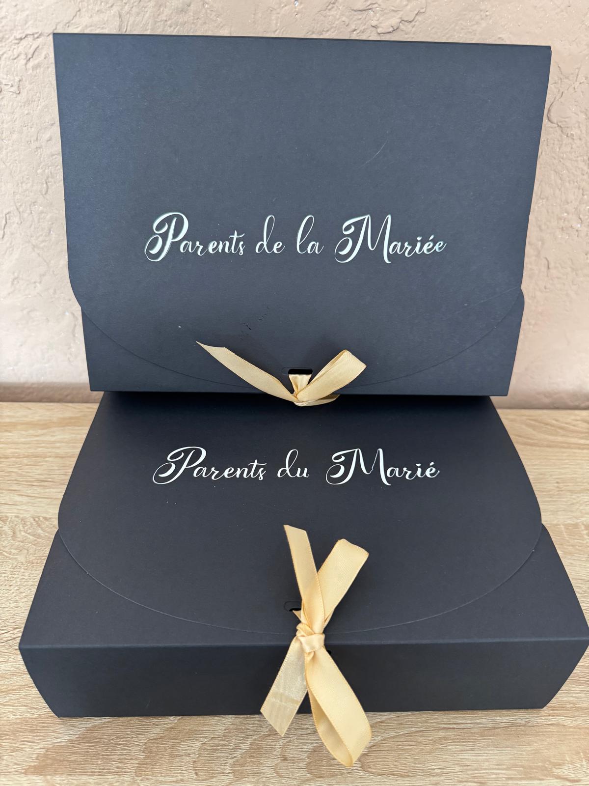 🎁 Boîte Cadeau de Mariage Personnalisée
