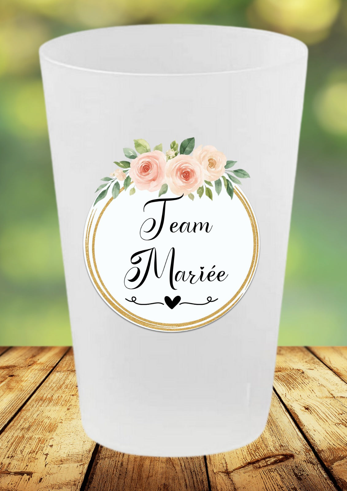 🥂 Gobelet Mariage Personnalisé – Team Mariée 💍