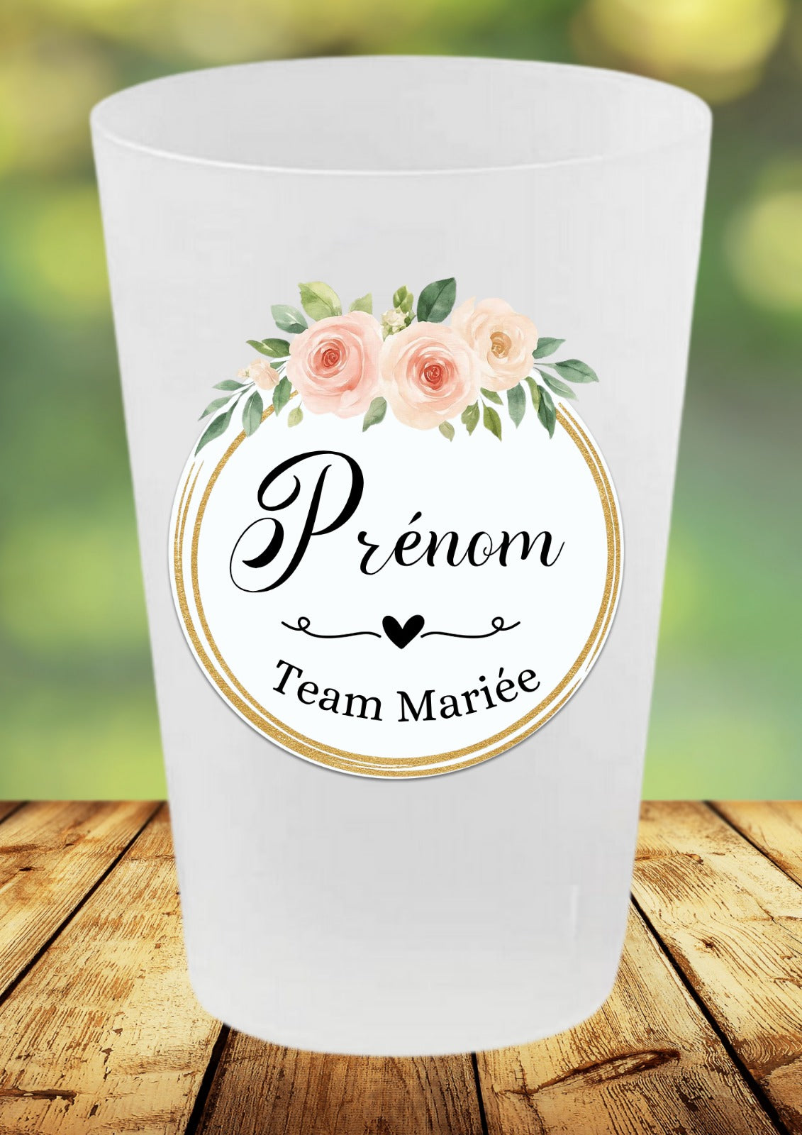 🥂 Gobelet Mariage Personnalisé – Team Mariée 💍