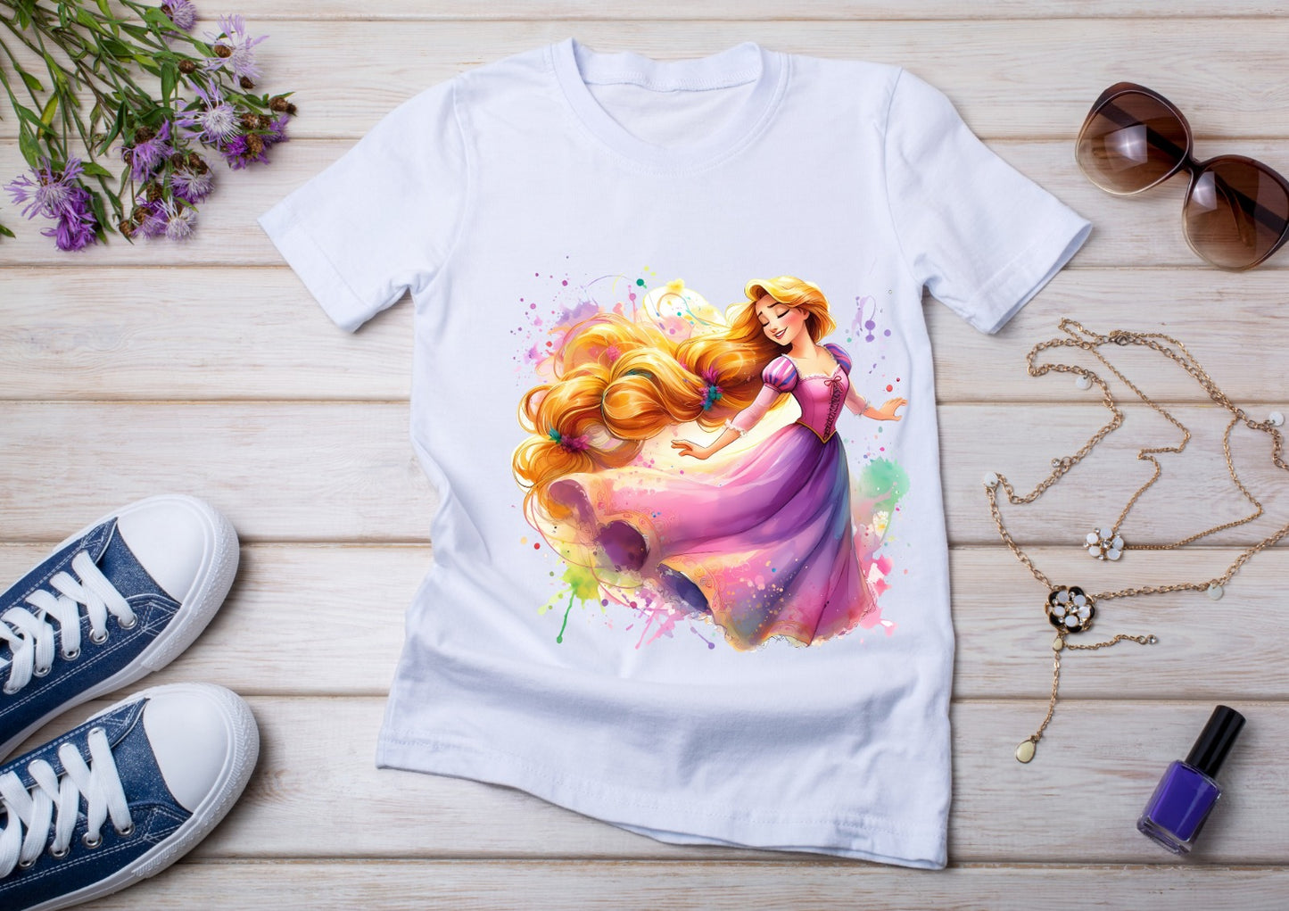 T-shirt enfant Raiponce