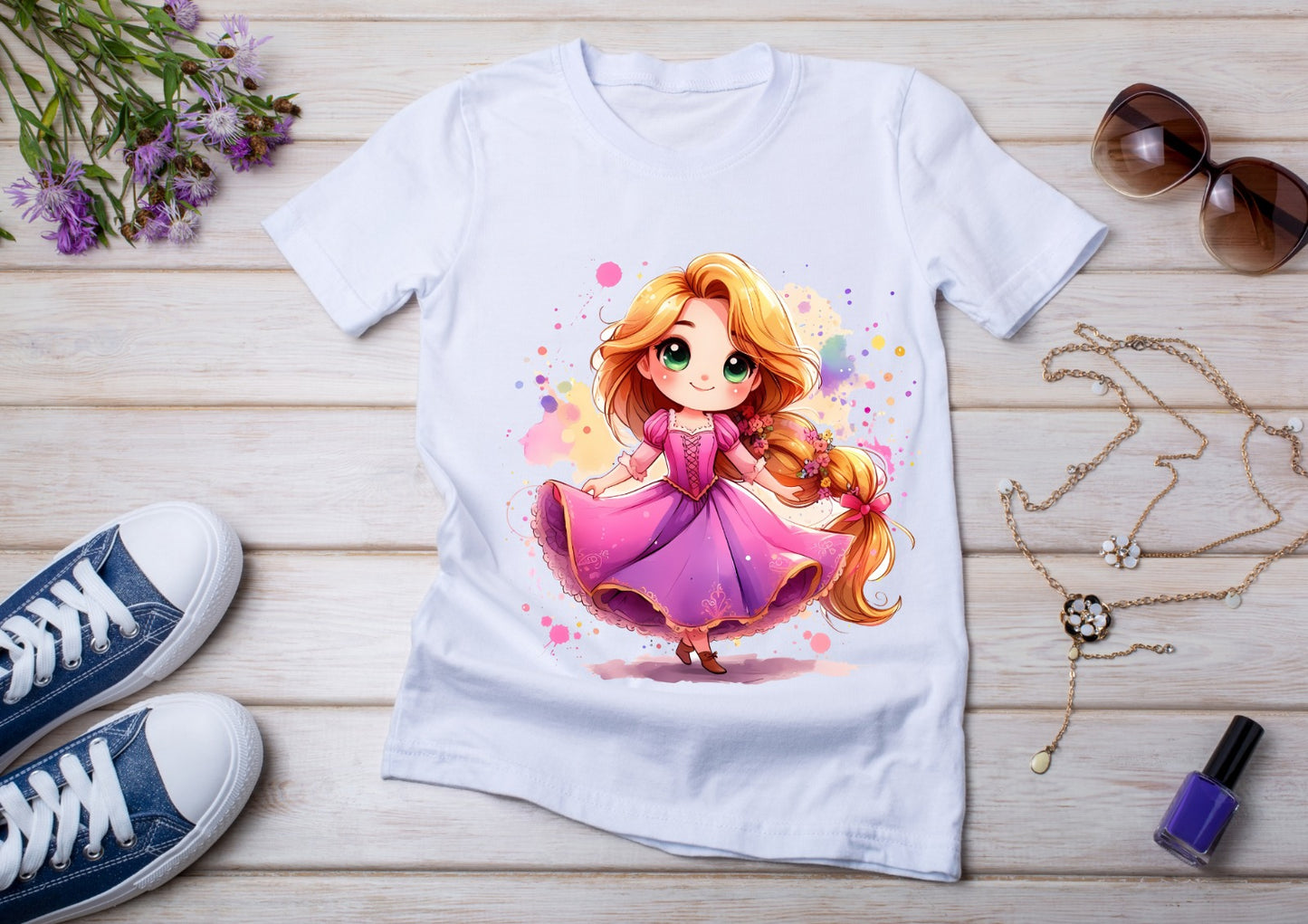 T-shirt enfant Raiponce