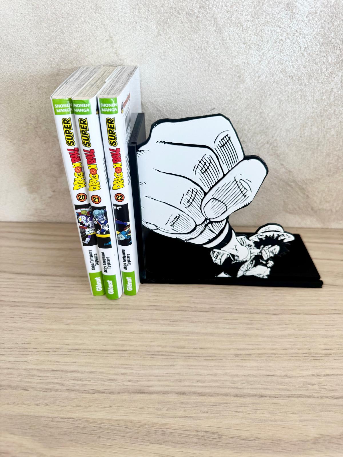 Serre-Livres One Piece Manga - Support Livres Manga Ou BD : Cadeaux Décoration Figurine One Piece Bateau Going Merry | Décoration étagère : Merchandising Officiel (2 Rangements De Livres