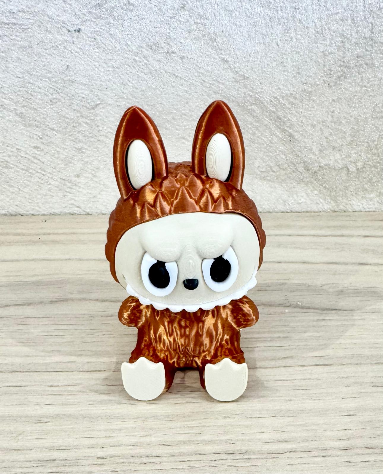 Figurine Labubu colorée – Création 3D artisanale