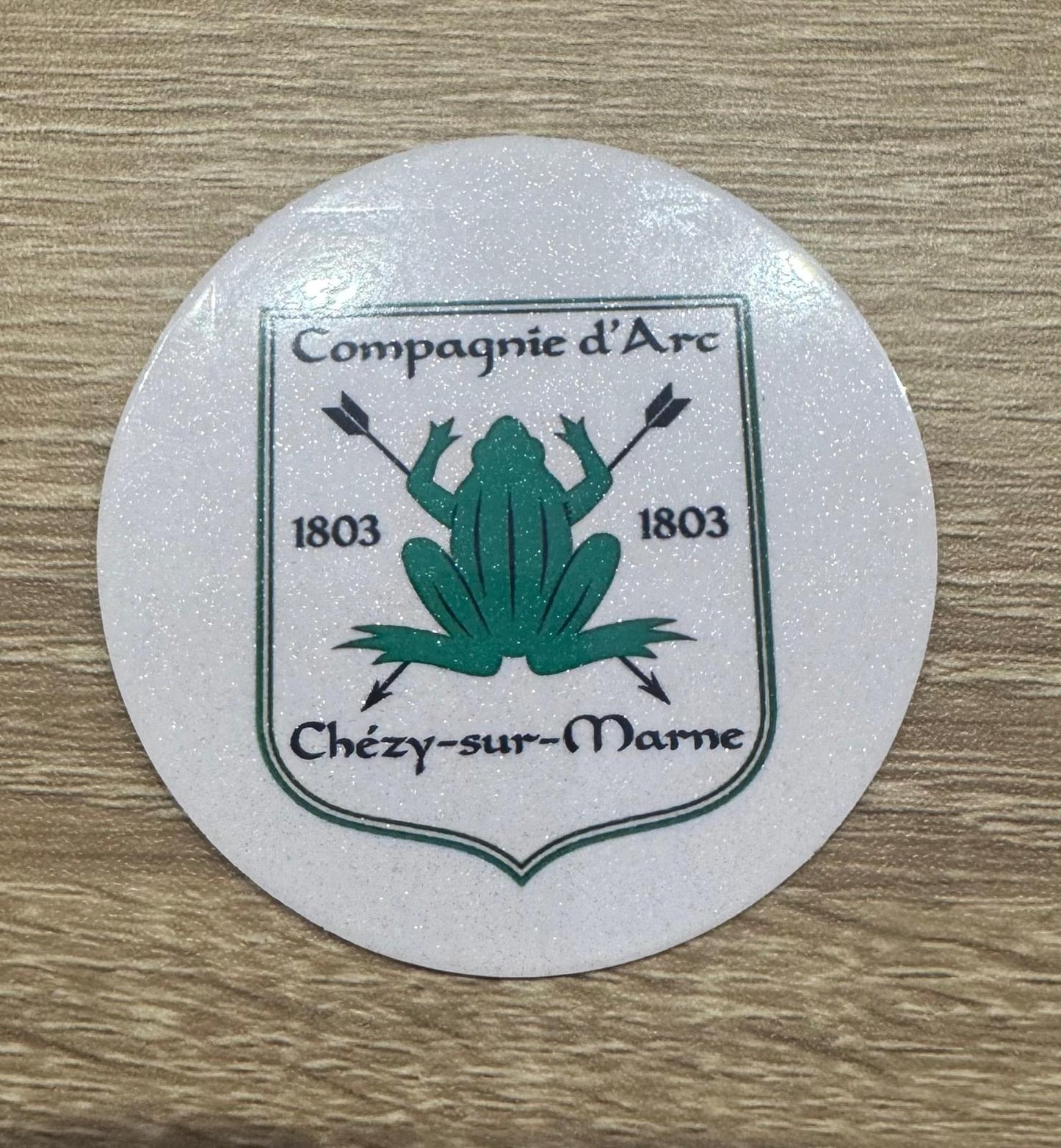 🧲🏹🐸 Magnet Compagnie d’Arc – Chézy-sur-Marne – 6,5 cm