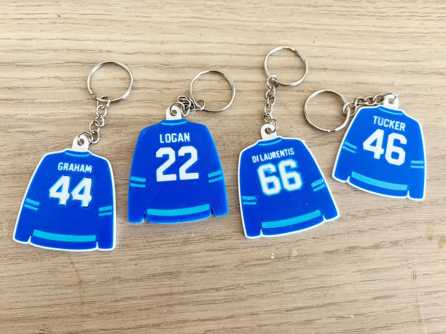 Porte-clé Maillot Hockey Personnalisé 🏒💙