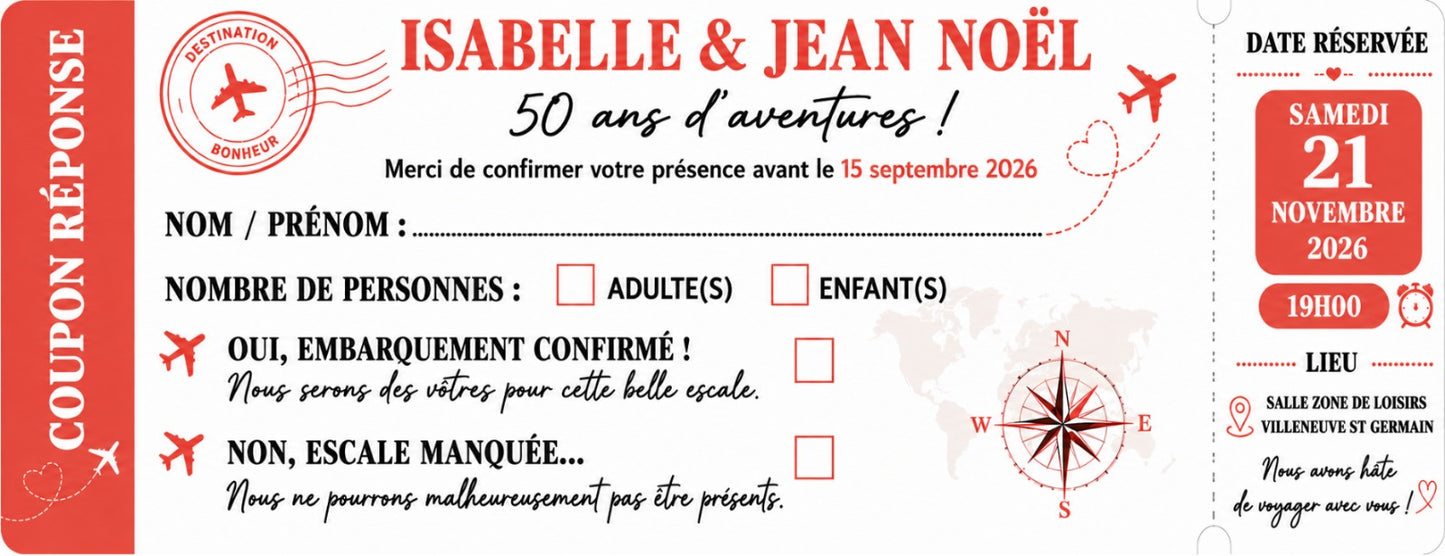 Coupon réponse