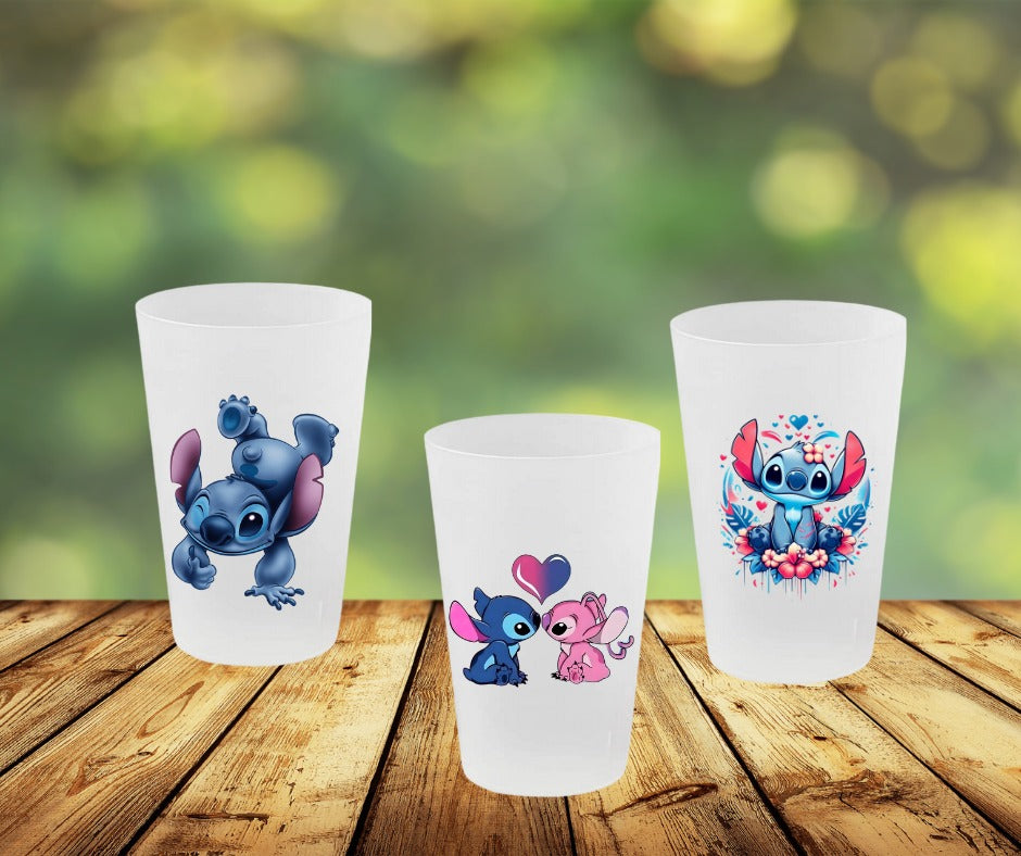 🐾 Gobelets Réutilisables – Collection "Love & Fun" Style Stitch