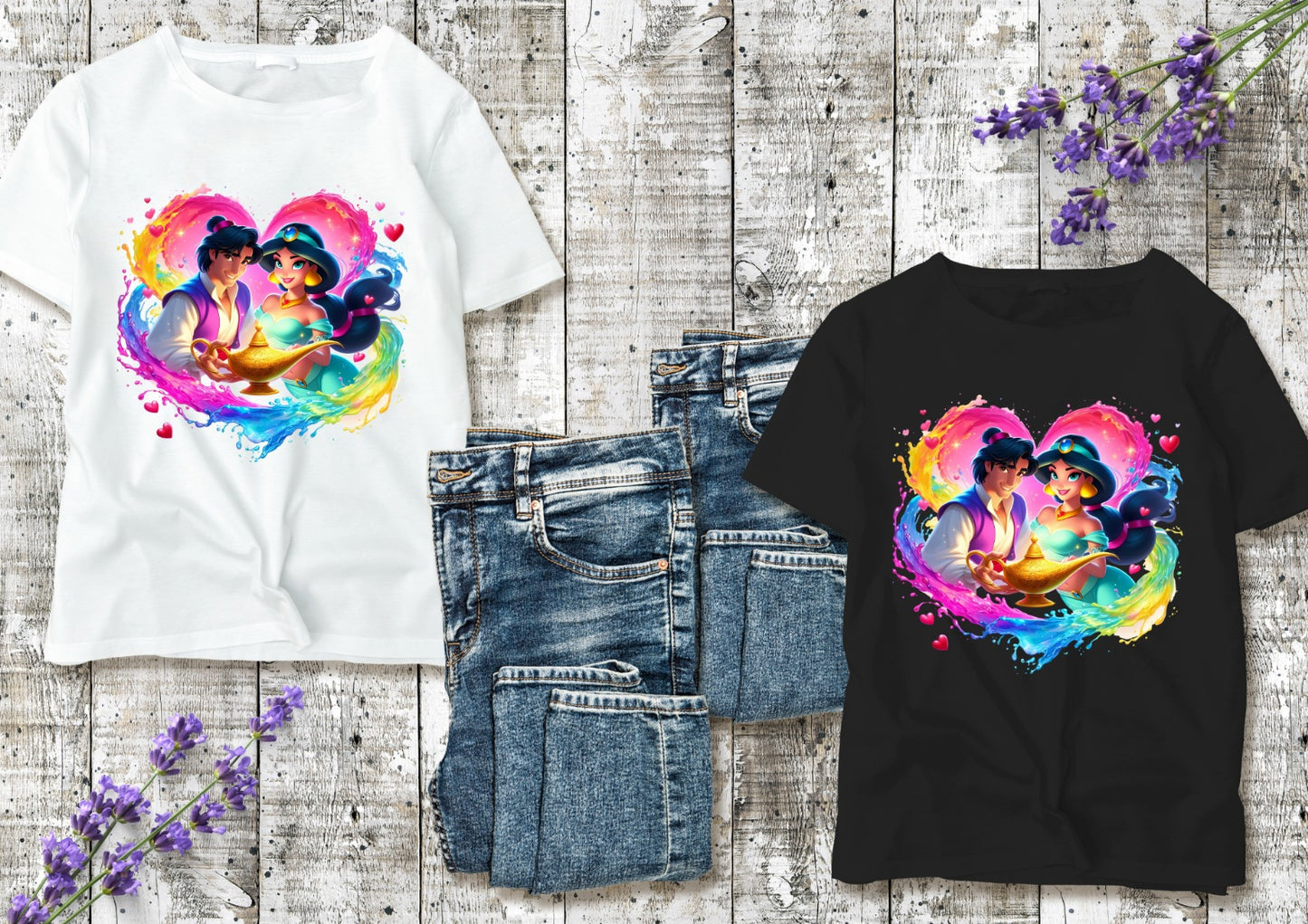 T-shirt Enfant Jasmine & Aladdin