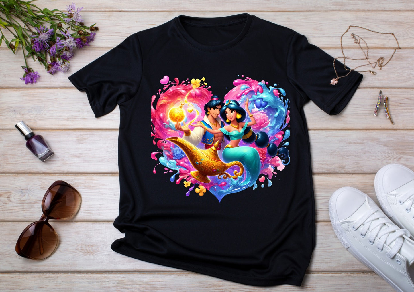 T-shirt Enfant Jasmine & Aladdin