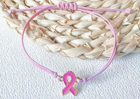 Bracelet Ruban Rose 🎀 – Octobre Rose