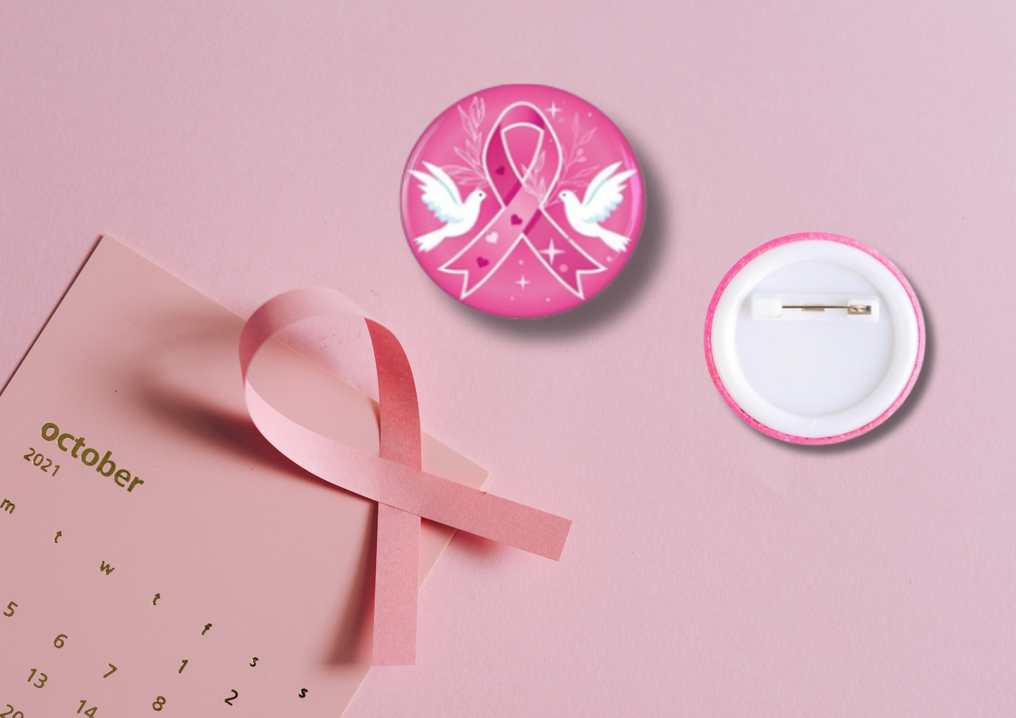 Broches Octobre Rose (16 modèles)