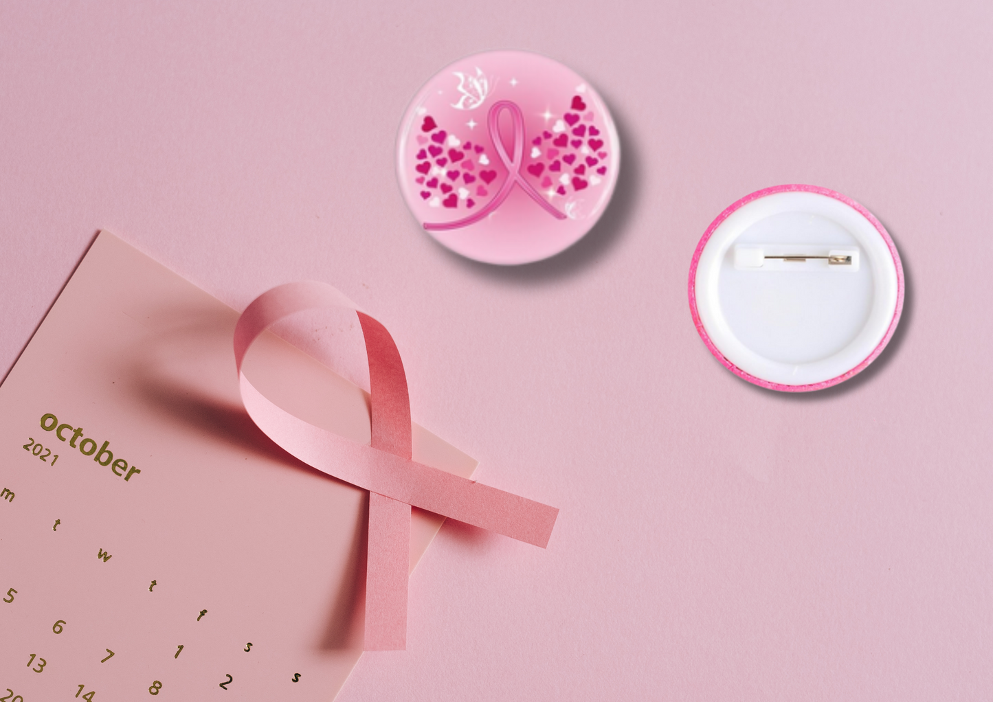 Broches Octobre Rose (16 modèles)