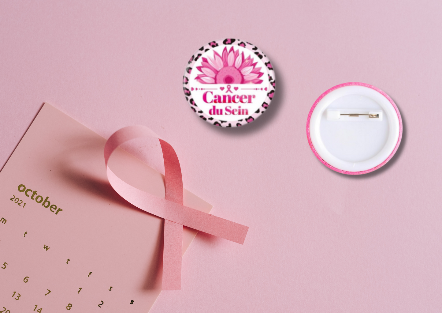 Broches Octobre Rose (16 modèles)