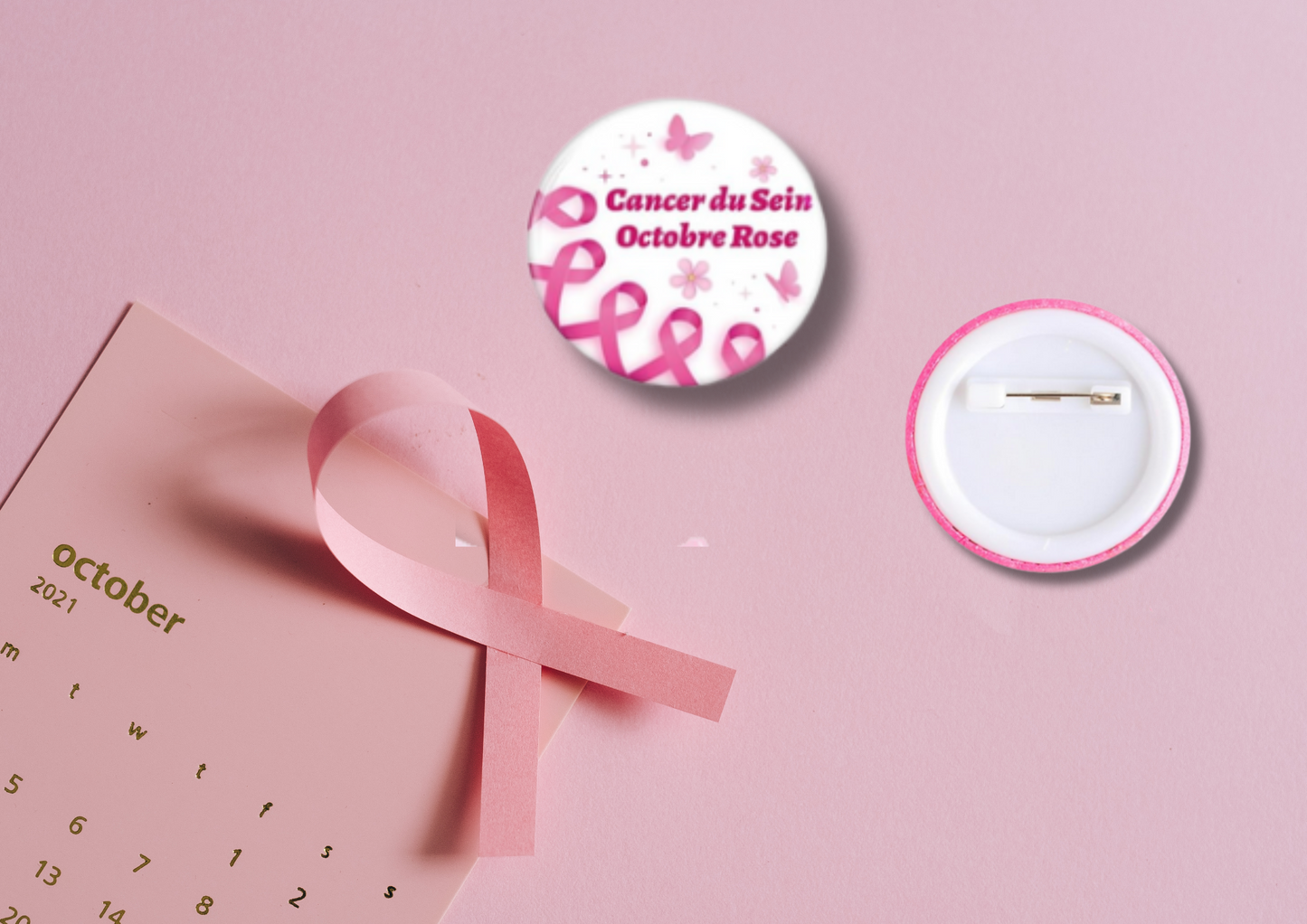 Broches Octobre Rose (16 modèles)