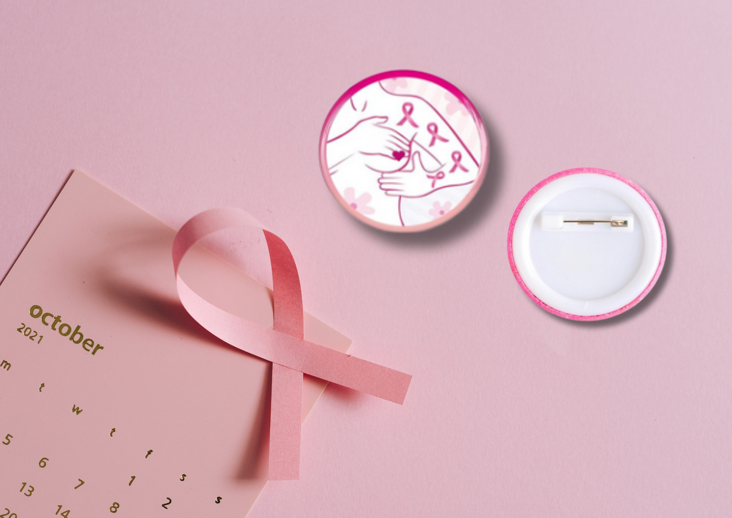 Broches Octobre Rose (16 modèles)