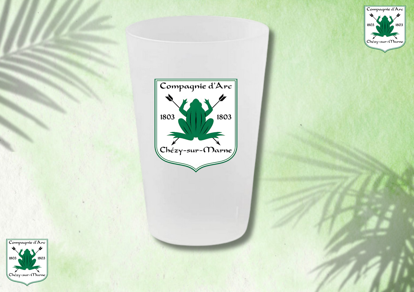 Gobelet réutilisable « Compagnie d’Arc de Chézy-sur-Marne »