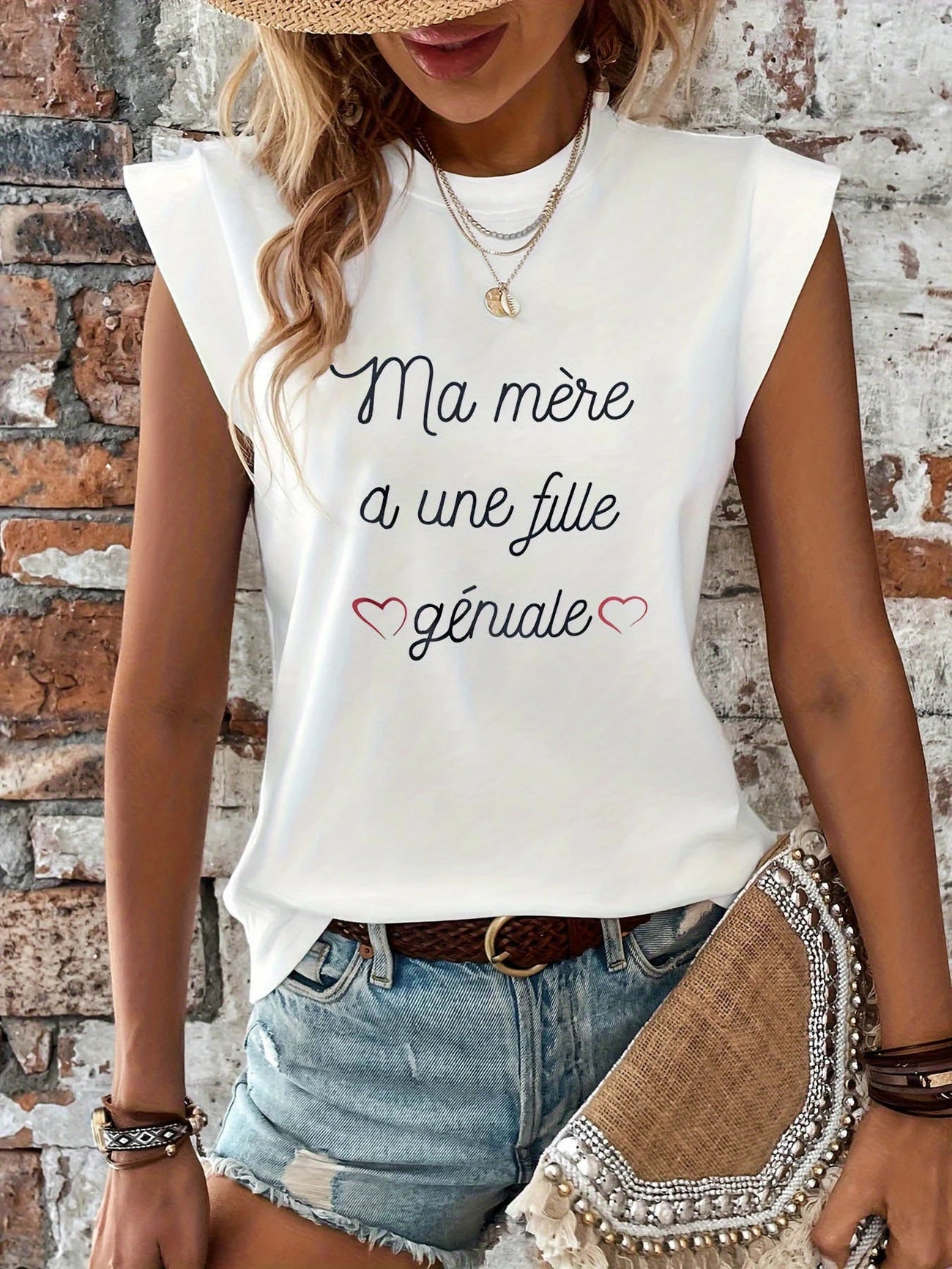 T-shirt Ma mère a une fille géniale 💖