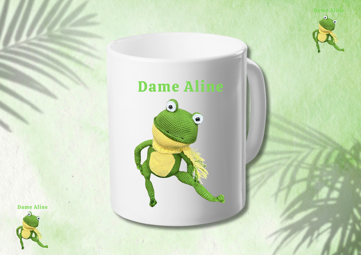 đ Mug blanc âDame Alineâ â LâĂ©lĂ©gance et la fantaisie dans votre pause cafĂ© âđž