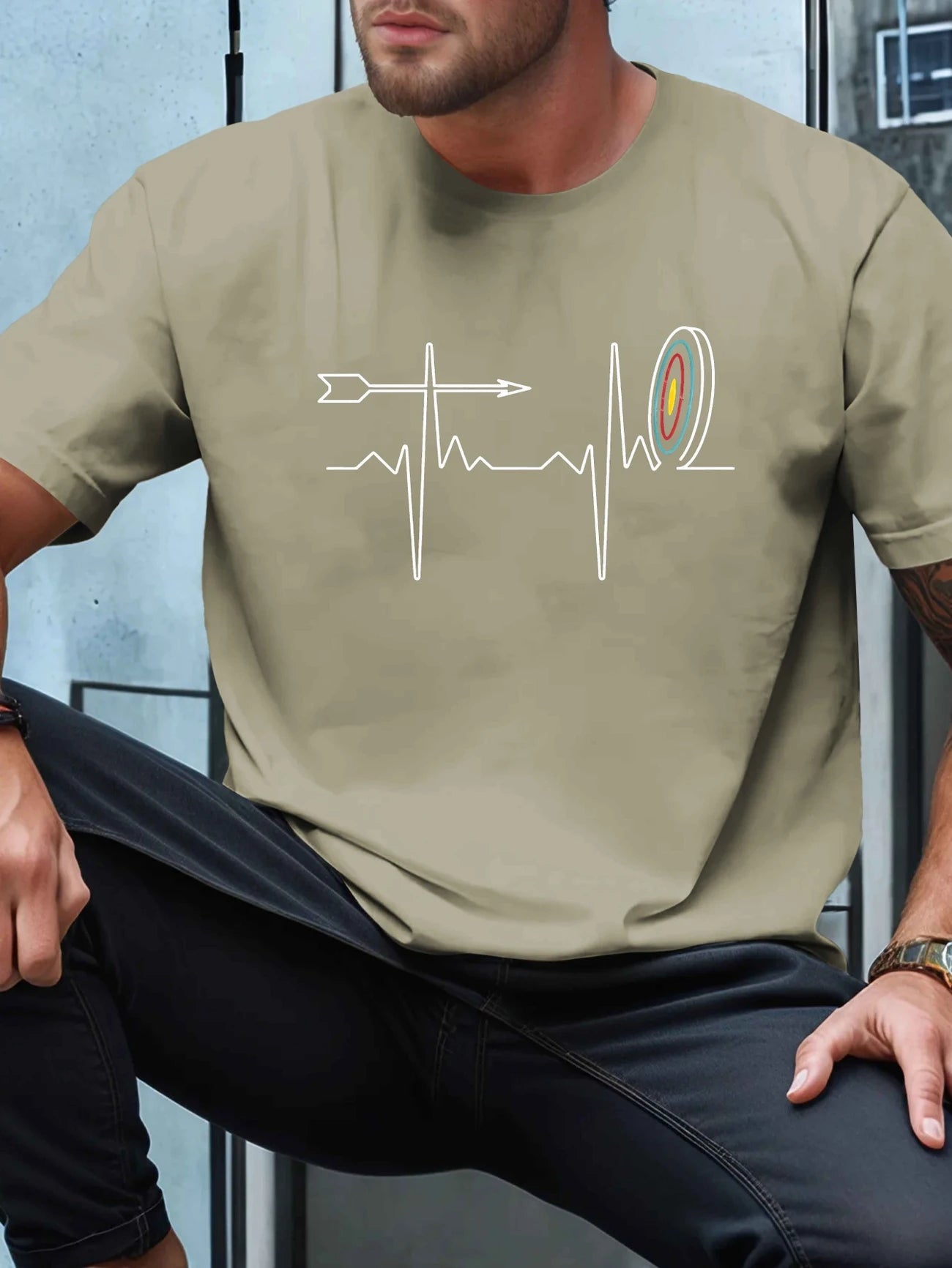 T-shirt Archerie – Battement de cœur & cible