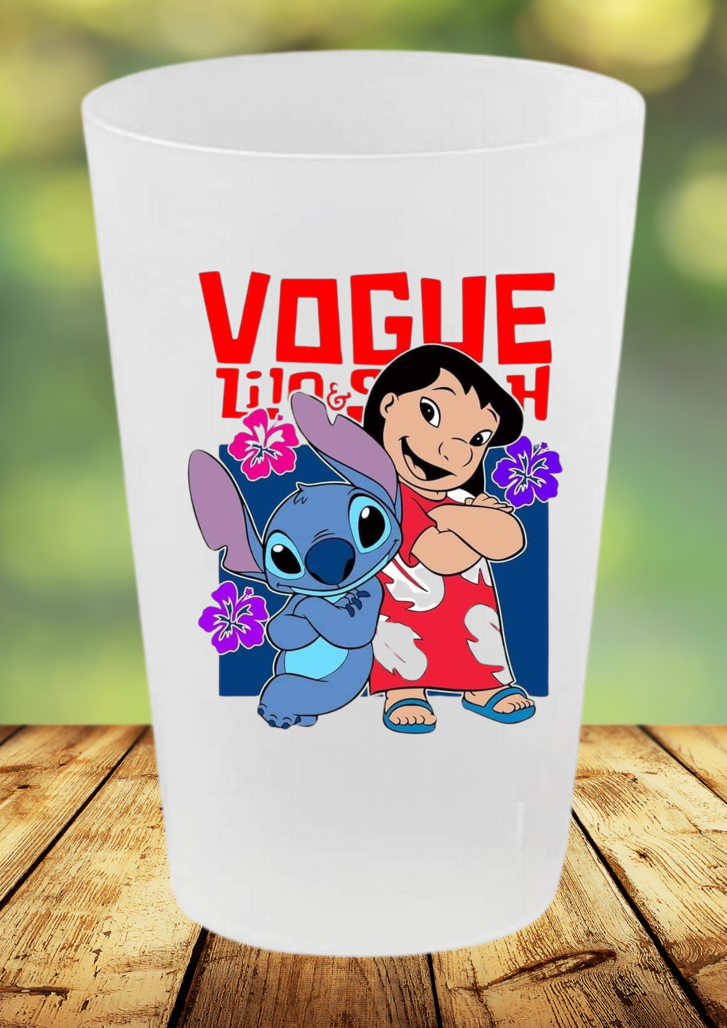 🐾 Gobelets Réutilisables – Collection "Love & Fun" Style Stitch
