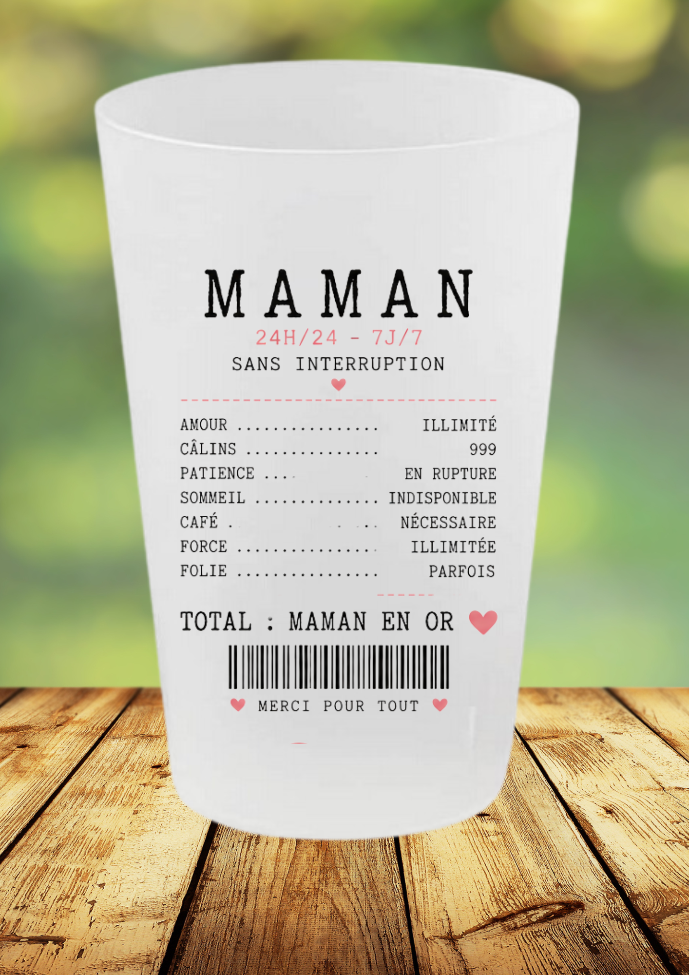 🥤 "Mom 24/7" Tumbler – The daily life of super moms
