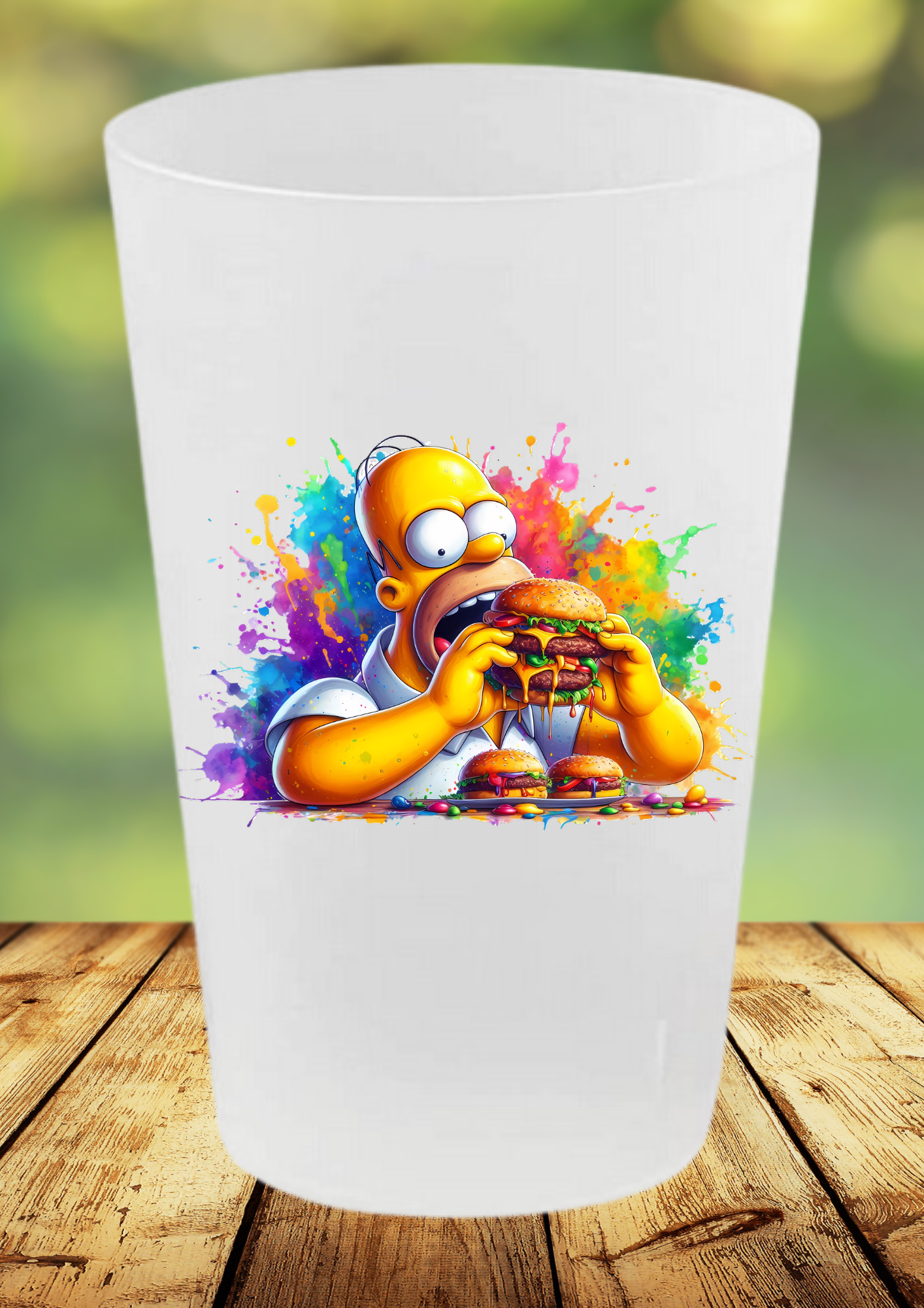 🥤 Gobelet Réutilisable – Les Simpsons 🍩✨