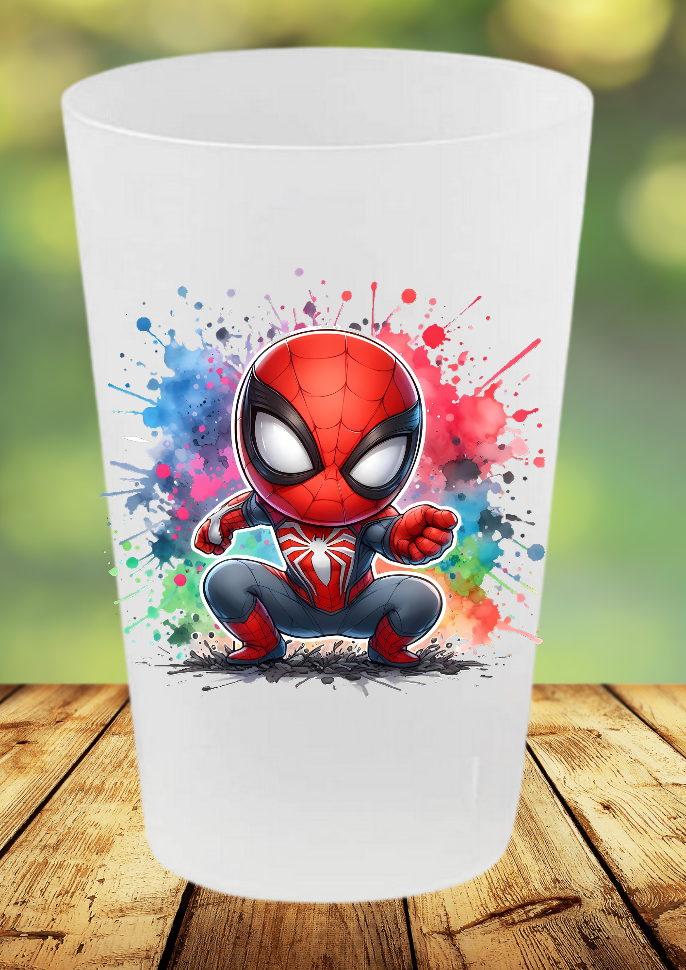 🥤 Gobelet réutilisable – Spiderman