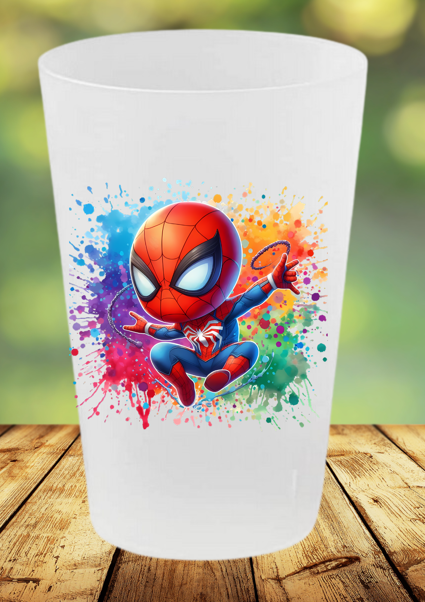 🥤 Gobelet réutilisable – Spiderman