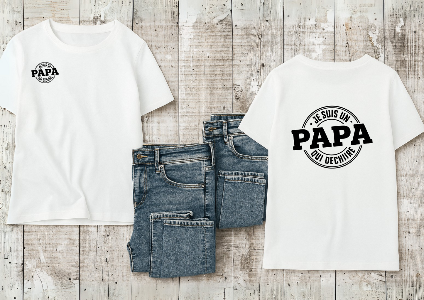 👕 Tee-shirt « Je suis un Papa qui Déchire »