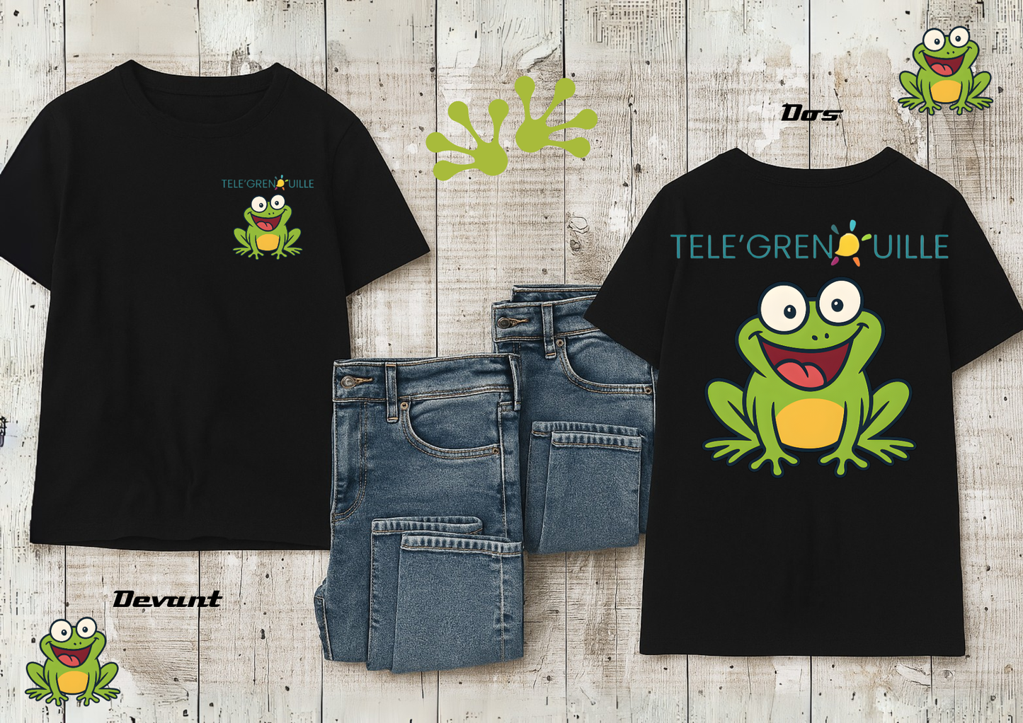 T-shirt TELE’GREN’OUILLE – Un look fun et solidaire !