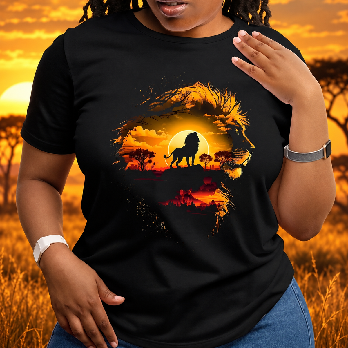 T-shirt Lion Sauvage – présentation