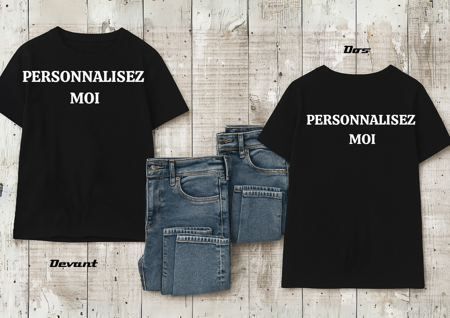 T-Shirt Personnalisé recto/verso