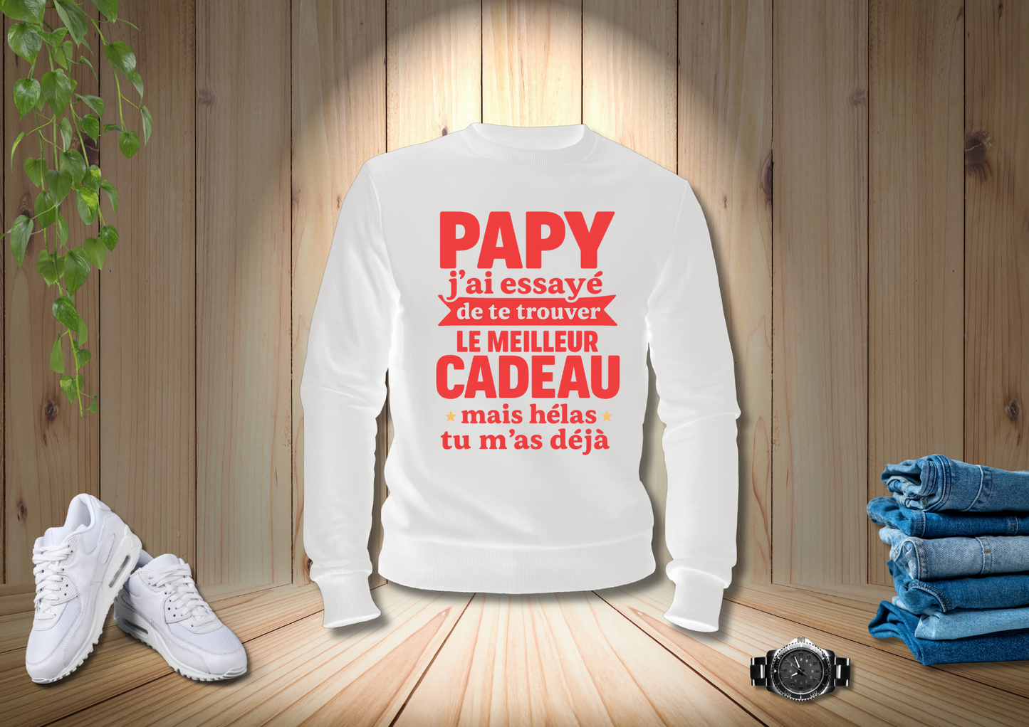 Sweat-shirt PAPY – Cadeau parfait