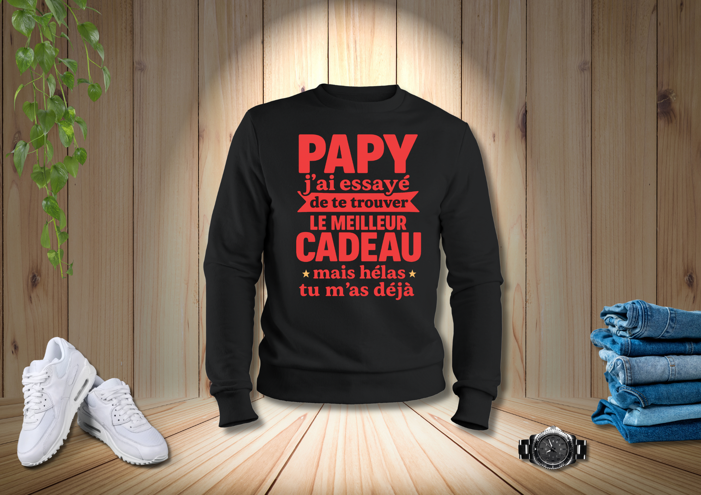 Sweat-shirt PAPY – Cadeau parfait
