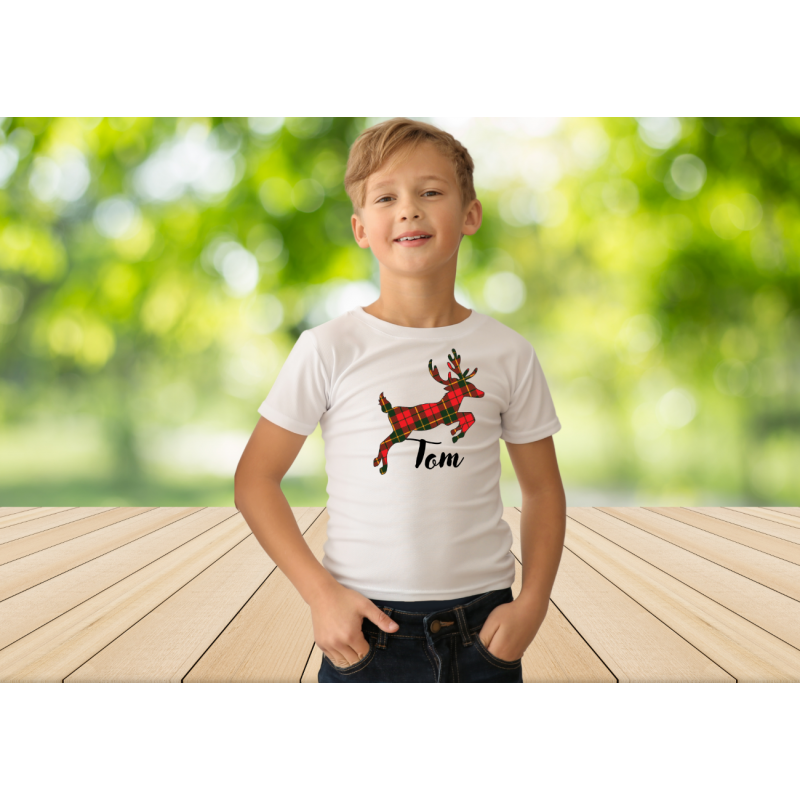 Tee Shirt famille noel personnalisable