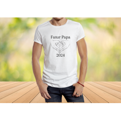 Tee Shirt - sweat - sweat a capuche futur papa 2024