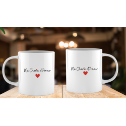 Tasse Ma/Mon cheri/ d'amour