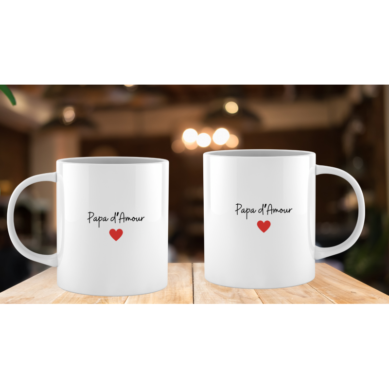 Tasse Papa/Maman d'amour