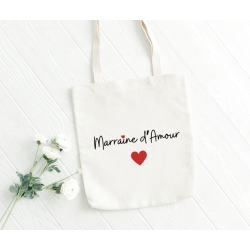 Sac blanc Marraine