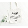 Sac blanc Soeur