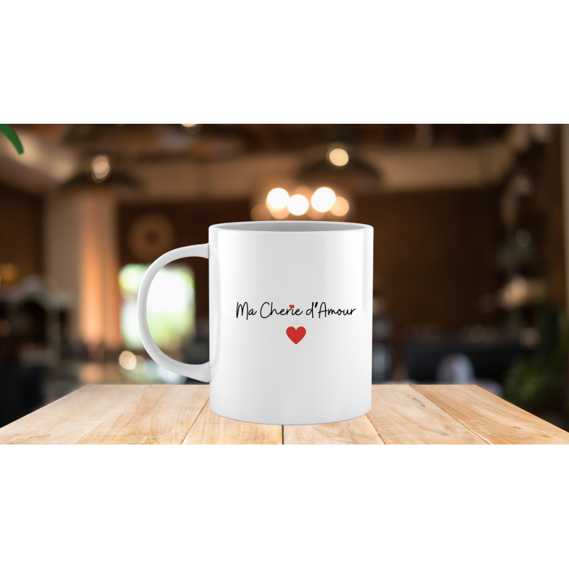 Tasse Ma/Mon cheri/ d'amour