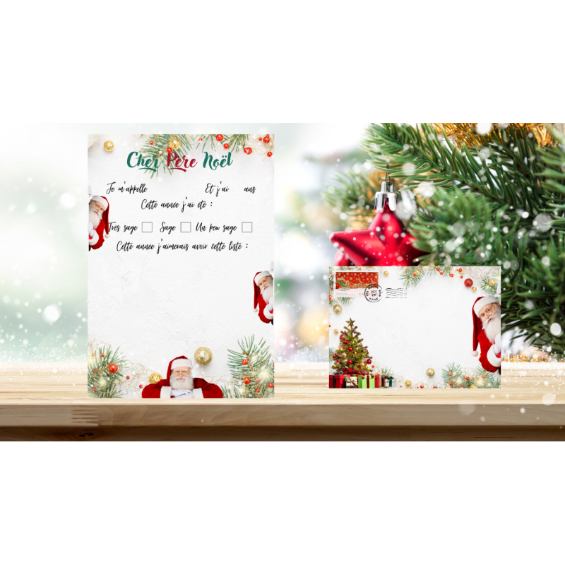 pack liste + reponse pere noel