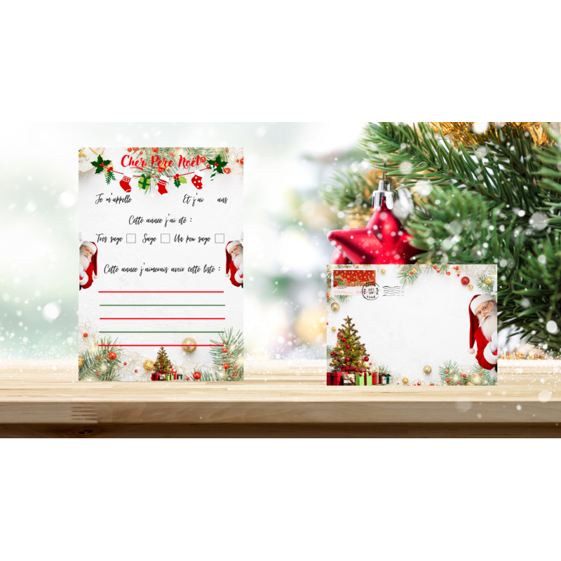 pack liste + reponse pere noel