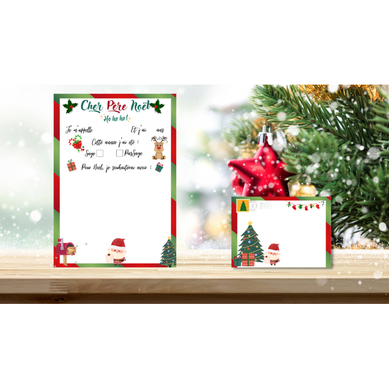 pack liste + reponse pere noel