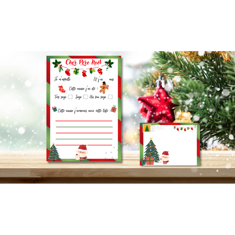 pack liste + reponse pere noel