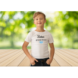 Tee Shirt enfant futur grand frere/grande soeur