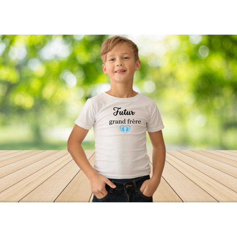 Tee Shirt enfant futur grand frere/grande soeur