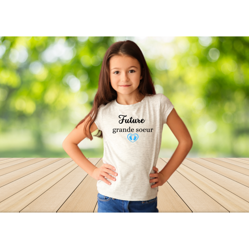 Tee Shirt enfant futur grand frere/grande soeur