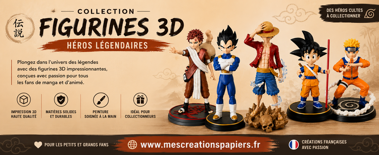 Créations et figurines en impression 3D
